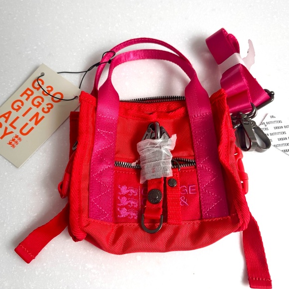 George Gina & Lucy Sweets Size Mini Red and Pink Crossbody Bag: NWT - Picture 10 of 10